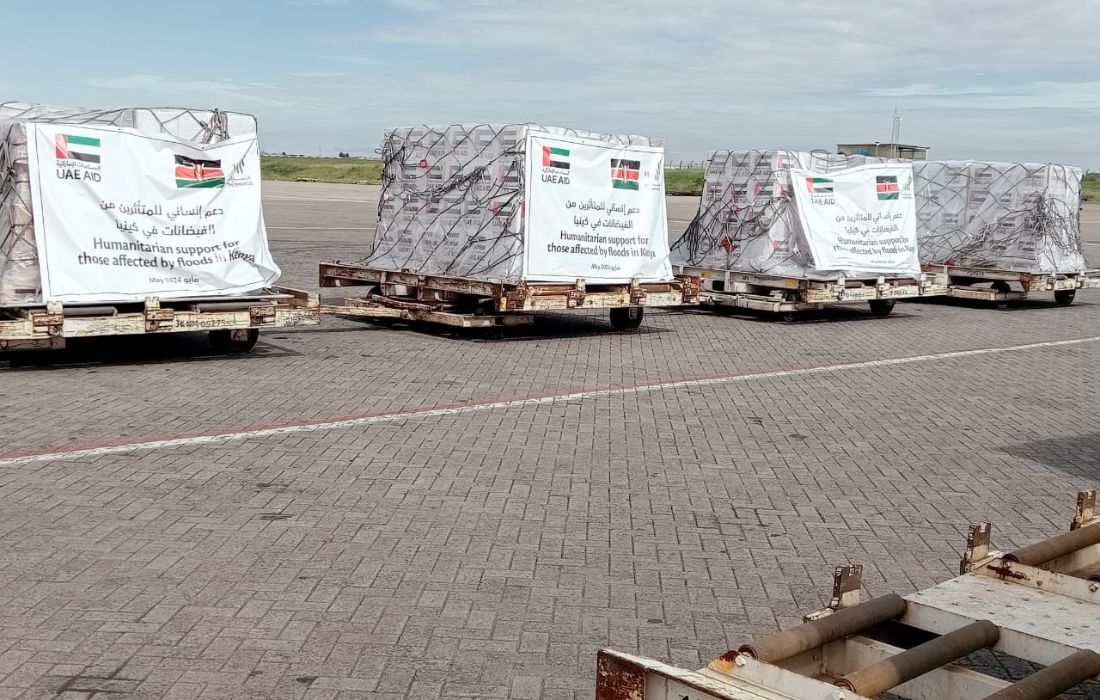 UAE supplies 200 tonnes of emergency aid relief to Kenyan flood victims
