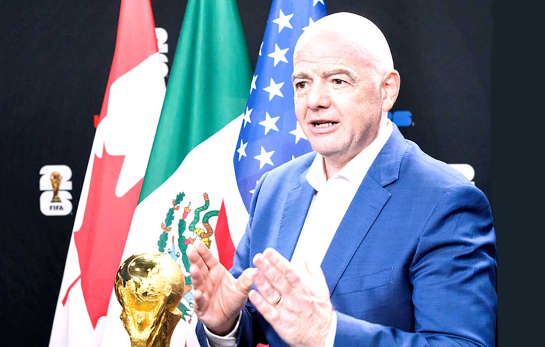 FIFA President hails 2026 World Cup as "the greatest" in history