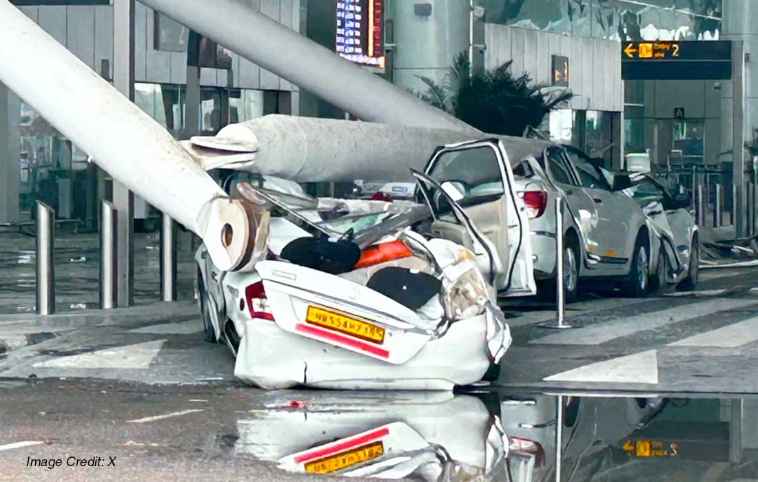 Flights suspended from Delhi Airport T-1 after canopy collapse