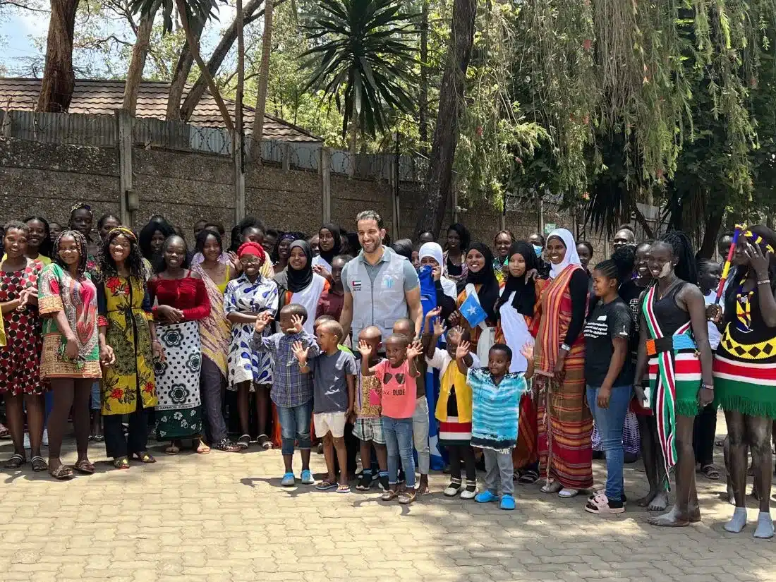 HH Sheikh Sultan bin Ahmed Al Qasimi during visit to Kenya