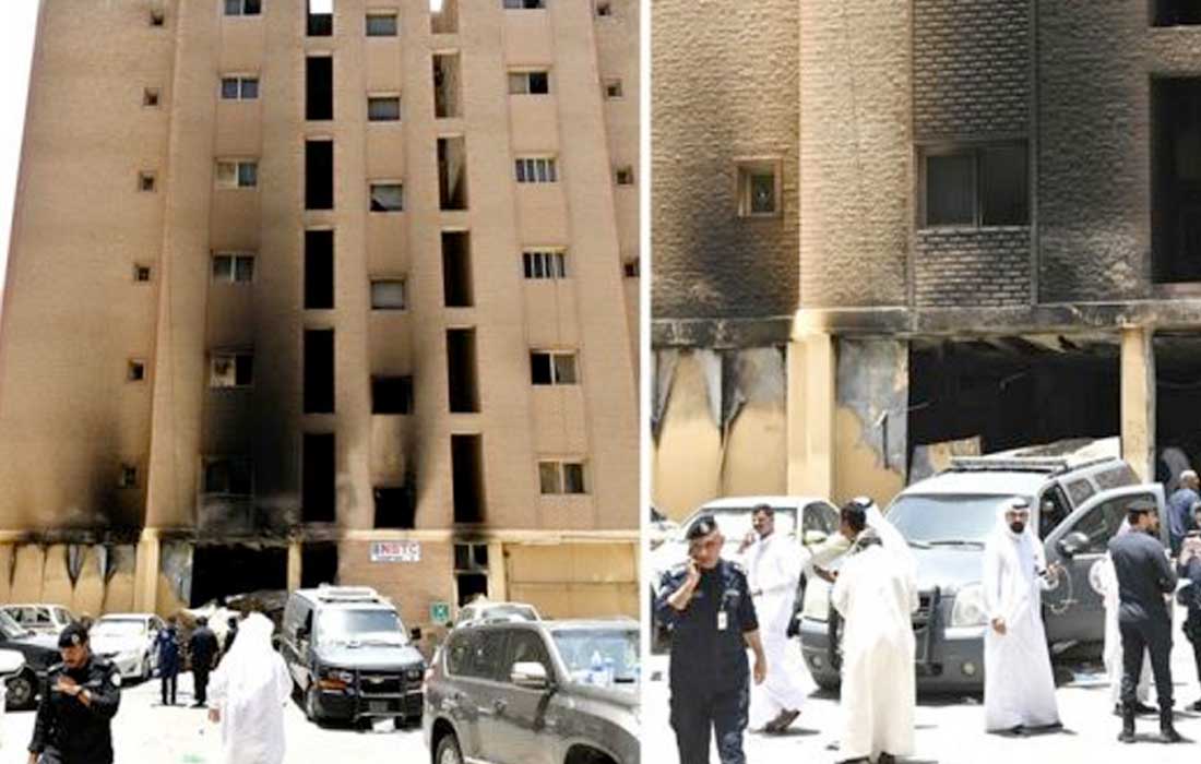 Kuwait-mangaf-fire-indians