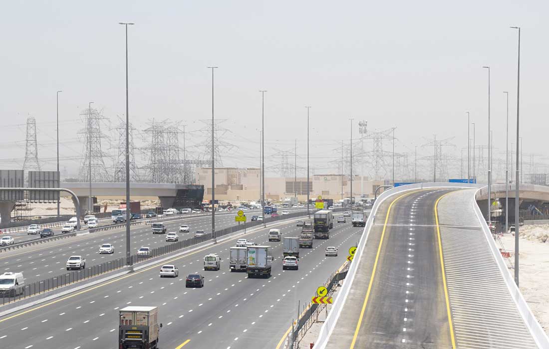 RTA opens bridge for Garn Al Sabkha - Sheikh Zayed intersection