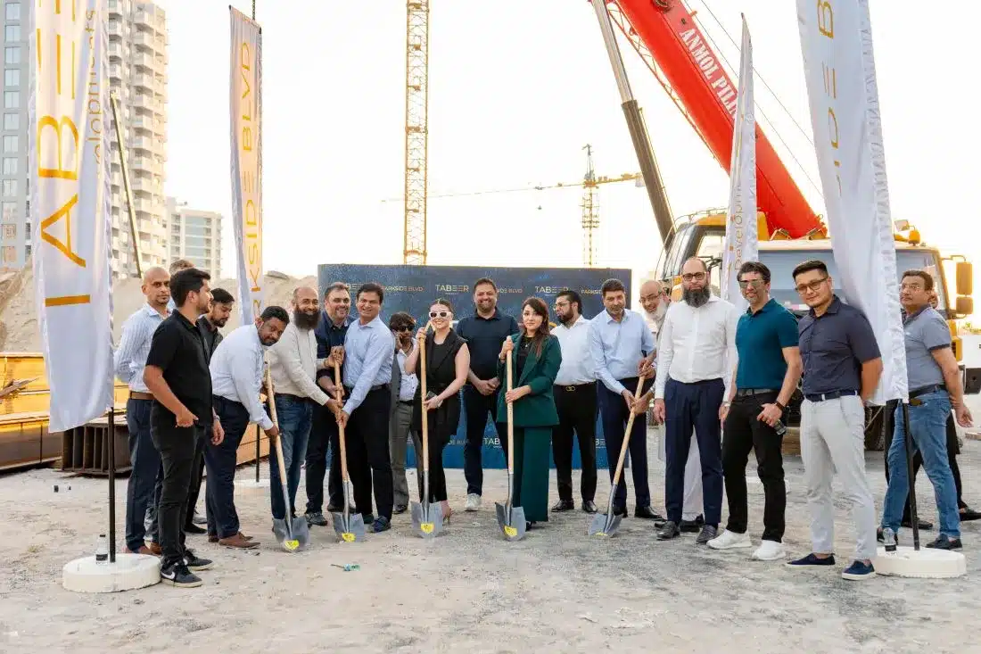 Tabeer Developers Team During The Groundbreaking Of their New Real Estate Project In Dubai
