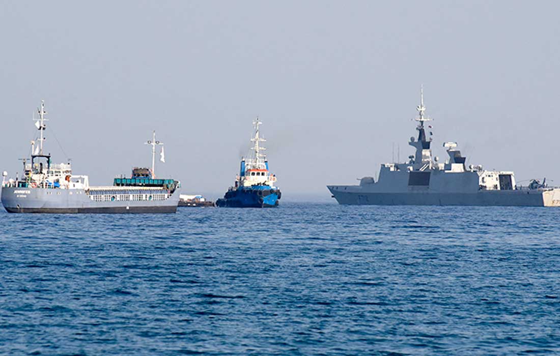 UAE aid ship departs Larnaca Port Gaza Strip shipment