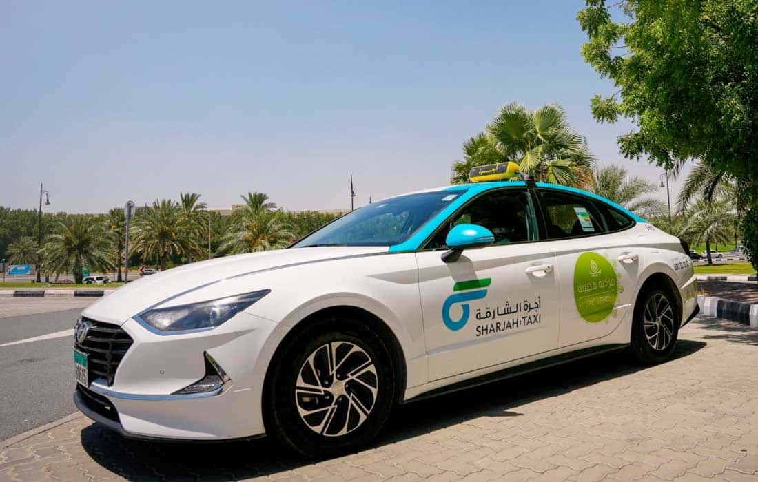 83% of Sharjah's taxis now use hybrid technology