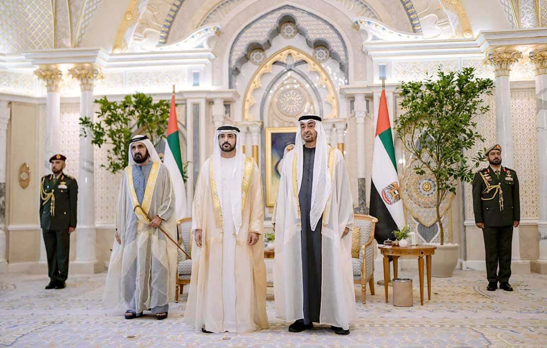 Hamdan bin Mohammed, newly appointed ministers take oath before UAE President, Mohammed bin Rashid