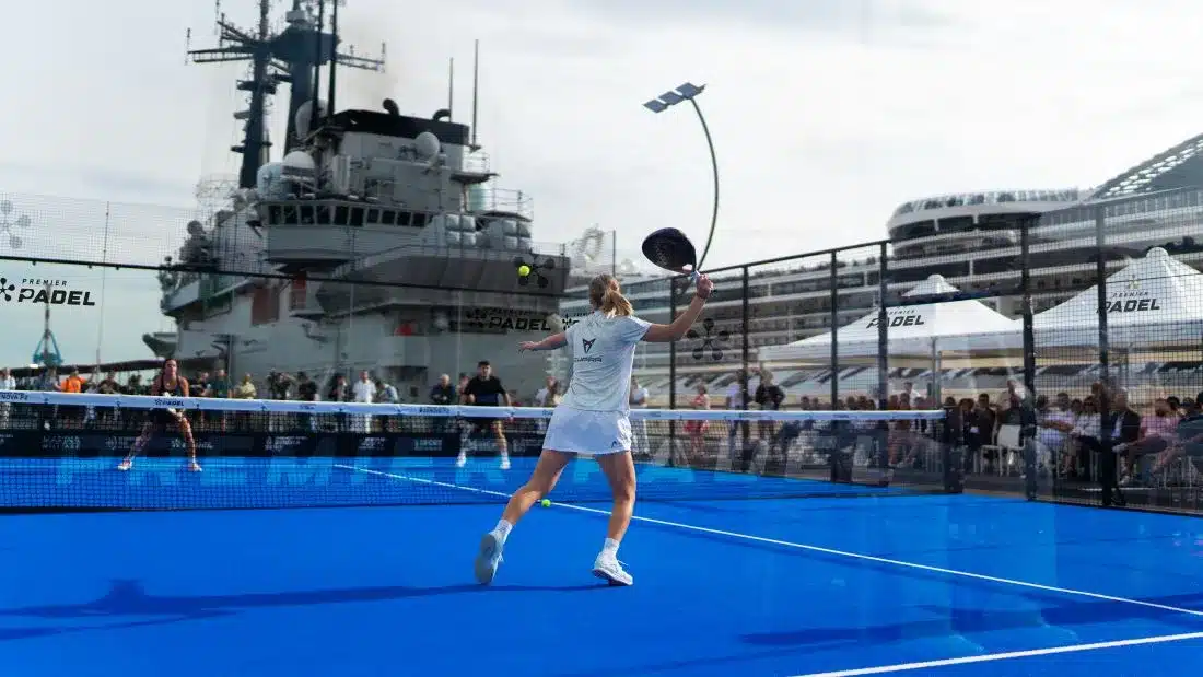 PREMIER PADEL TAKES PADEL TO NEW FRONTIERS ABOARD ICONIC GIUSEPPE GARIBALDI AIRCRAFT CARRIER