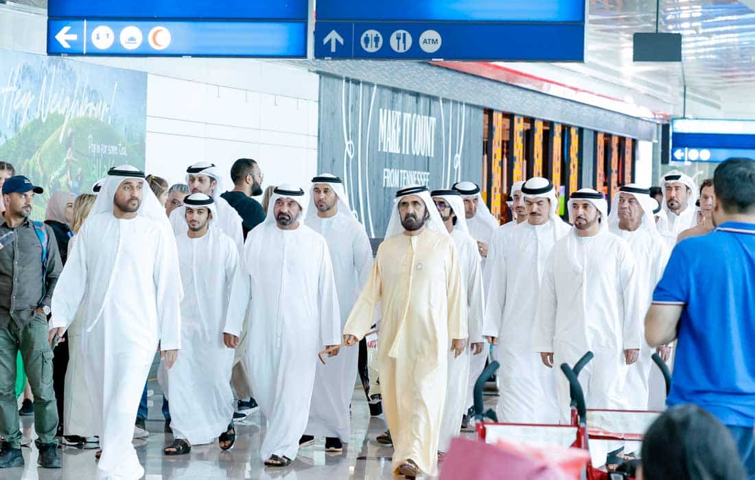 Sheikh Mohammed reviews Dubai International Airport Terminal 3