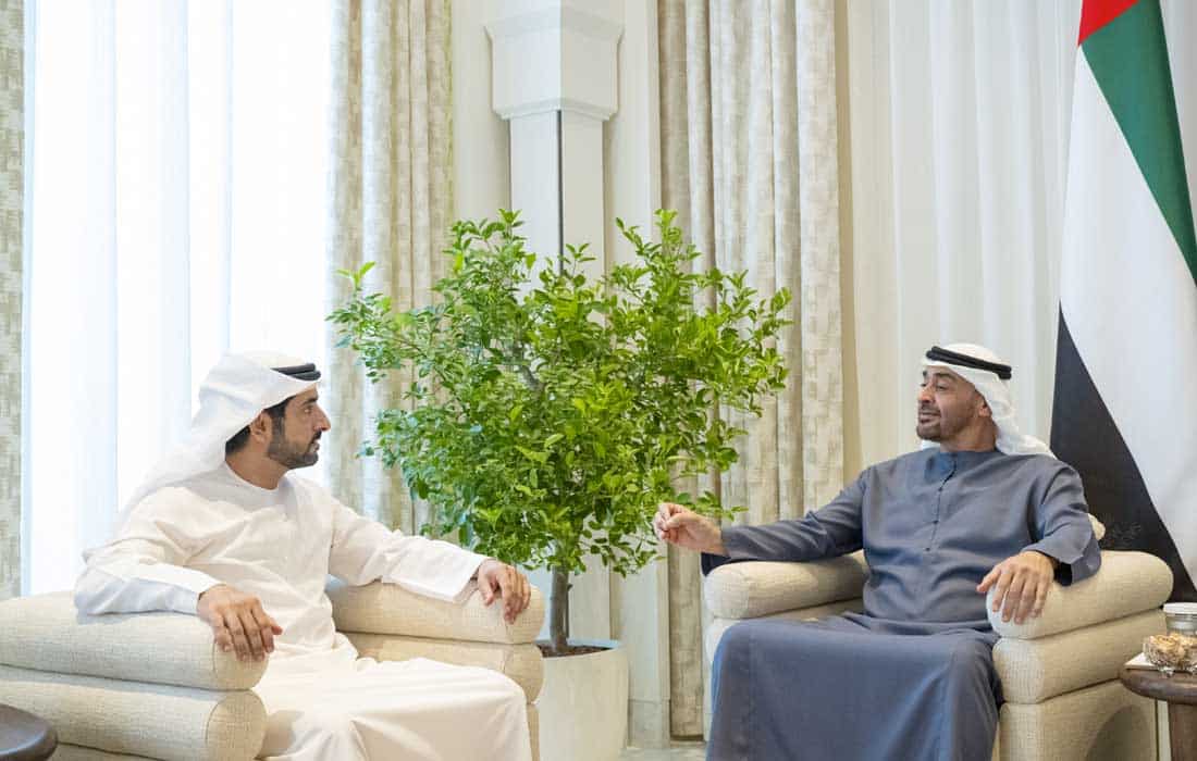 UAE President receives Sheikh Hamdan bin Mohammed bin Rashid