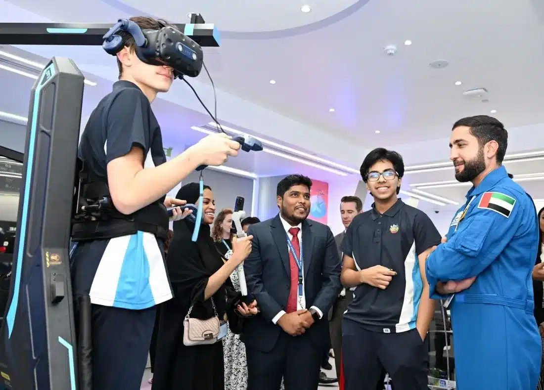 UAE astronauts inaugurate new Space Lab at GEMS International School