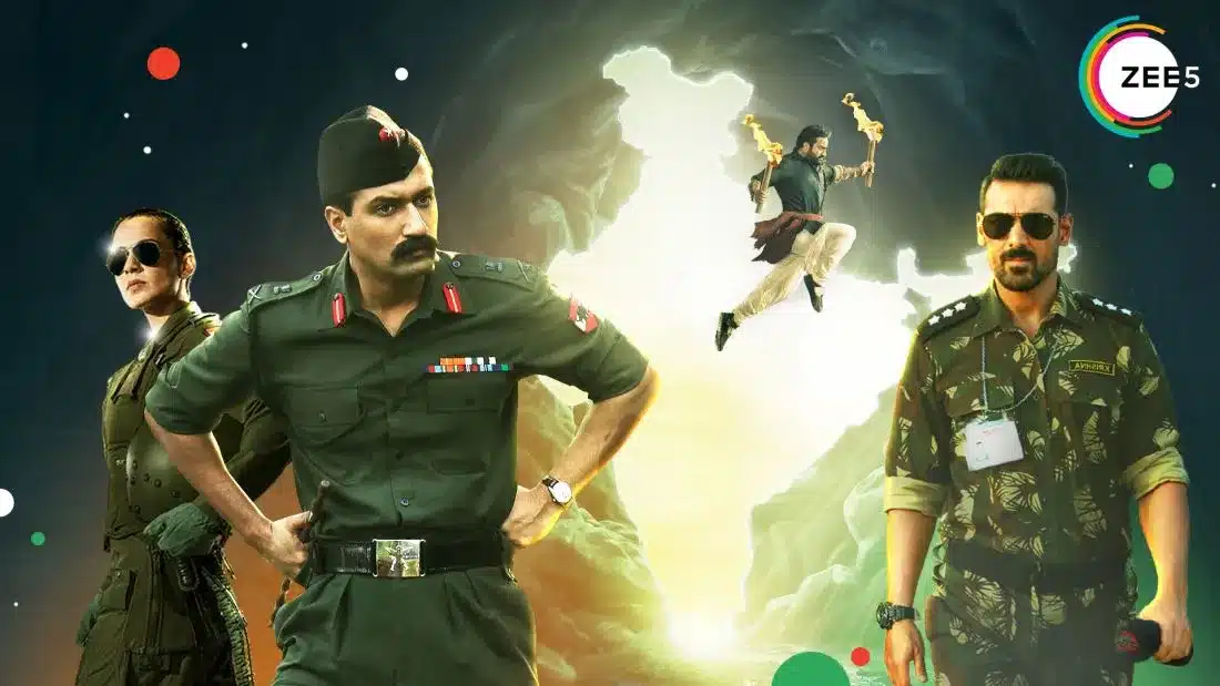 Celebrate Independence Week with Patriotic Movies like RRR and Sam Bahadur on ZEE5