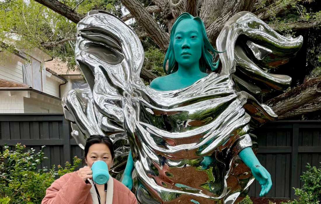 Mark Zuckerberg gets Daniel Arsham to create a statue of his wife for his backyard