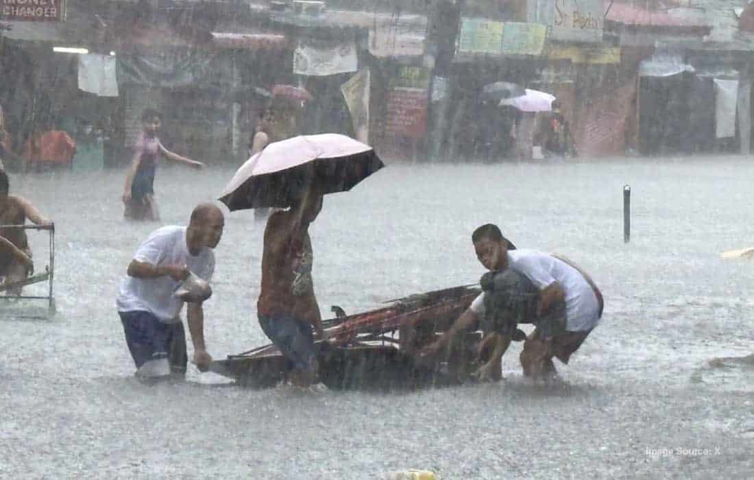 Philippines Typhoon Carina