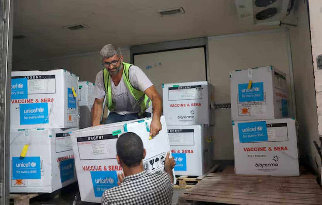 WHO announces upcoming polio vaccination campaign in Gaza