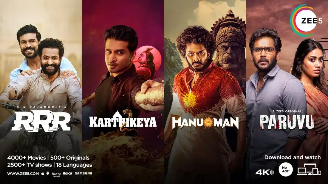 ZEE5 Global's Telugu Hits: RRR, Karthikeya 2, Hanu-Man