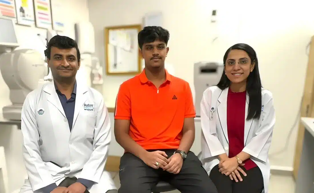 15-Year-Old Boy’s Vision Restored After Severe Eye Injury at School from Ballpoint Pen Threatened Permanent Loss at Aster Hospital Mankhool