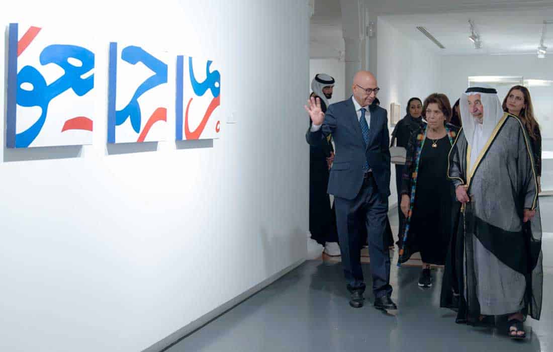 Contemporary Mediterranean Arab Art exhibition inaugurated by Sharjah Ruler