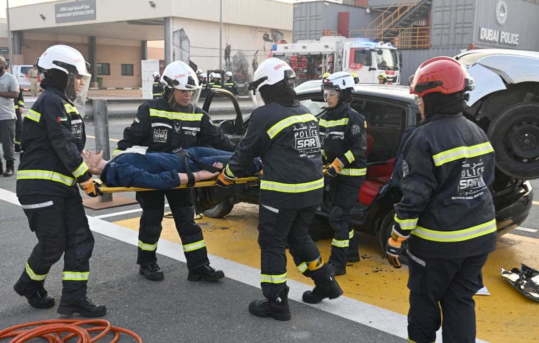 Dubai Police unveil UAE’s first female land rescue team