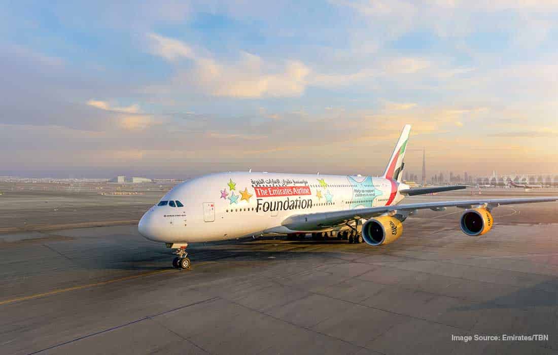 Emirates Airline Foundation reveals livery dedicated to the A380