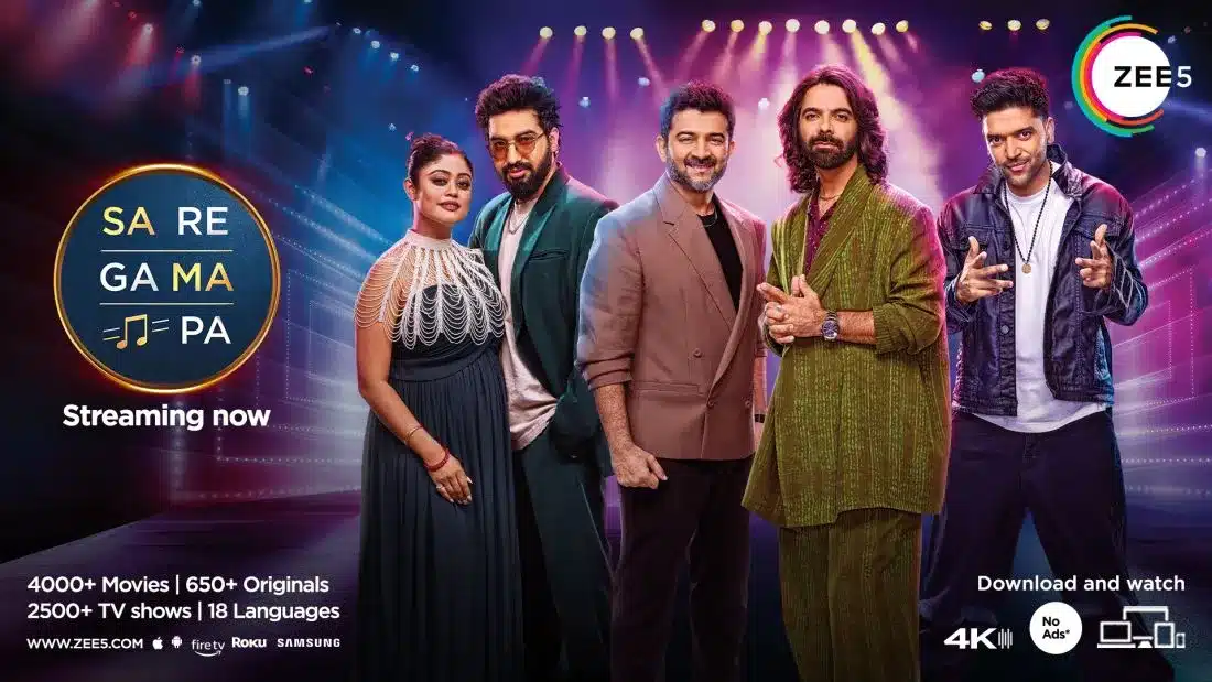 Iconic show Sa Re Ga Ma Pa Is Back with Fresh Voices and Stellar Mentors on ZEE5 Global!