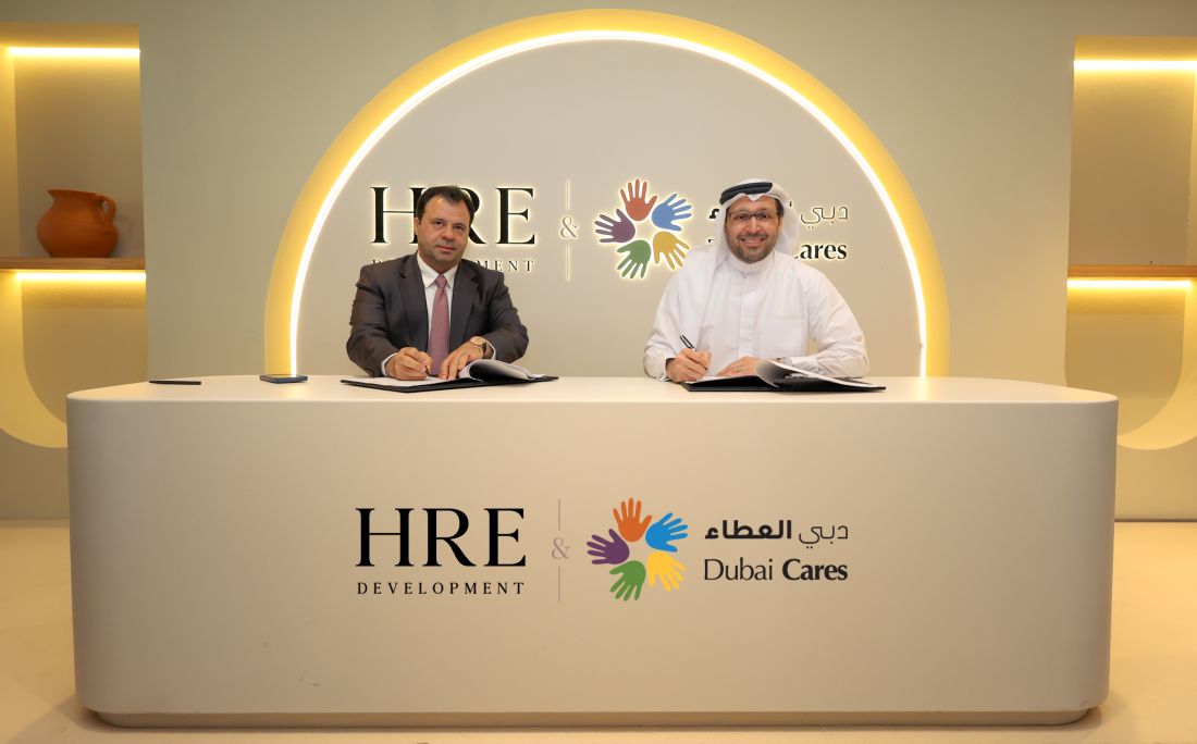 HRE Development pledges AED 30M to Dubai Cares through 'Skyhills Astra' project.