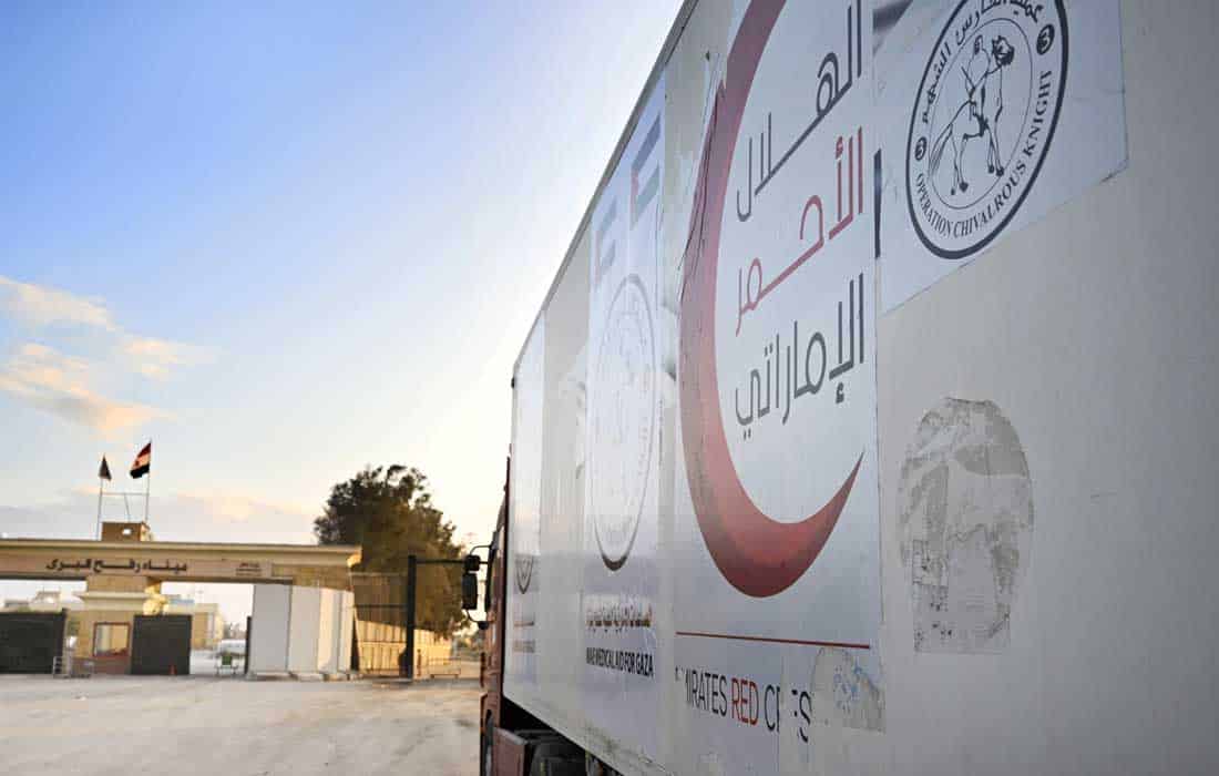 UAE delivers additional essential supplies to displaced families in Gaza