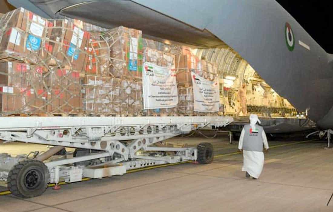 UAE sends six planes with aid to Lebanon under campaign