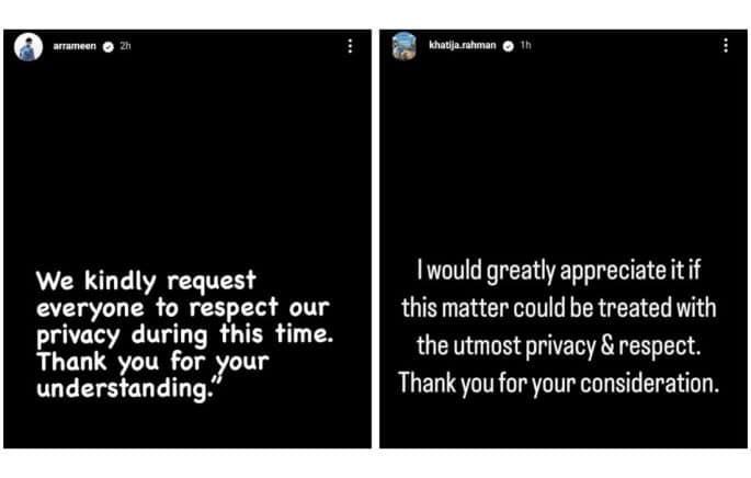 AR Rahman’s children address separation, request prayers and privacy