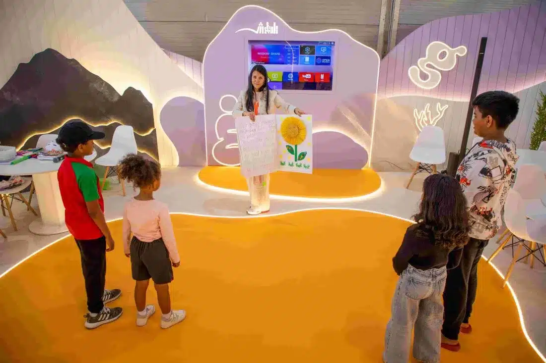 Children weave a wondrous world of stories at interactive workshop at 43rd Sharjah International Book Fair