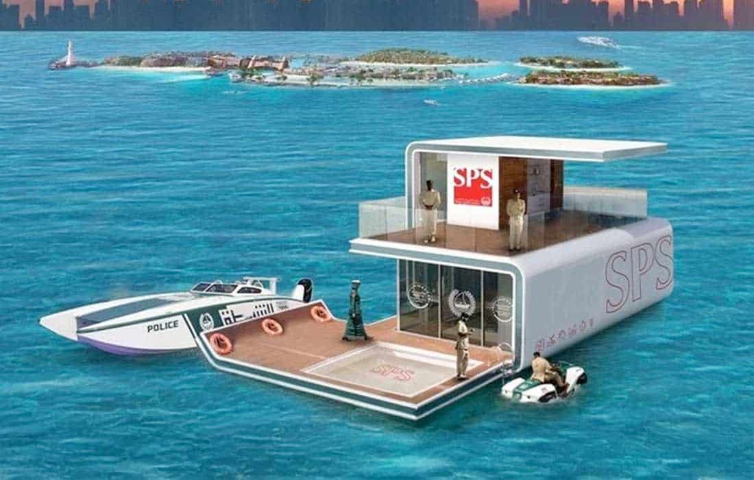 Dubai Police Middle East floating smart police station 2026
