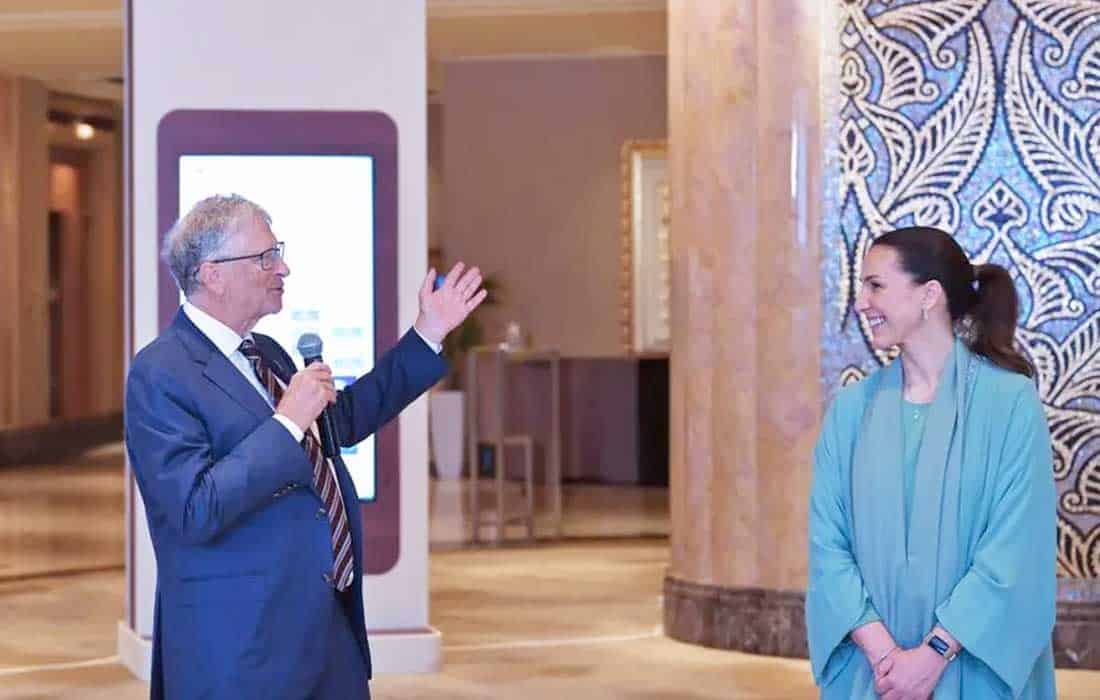 Mariam Almheiri welcomes Bill Gates, reveals updates on agricultural innovation project