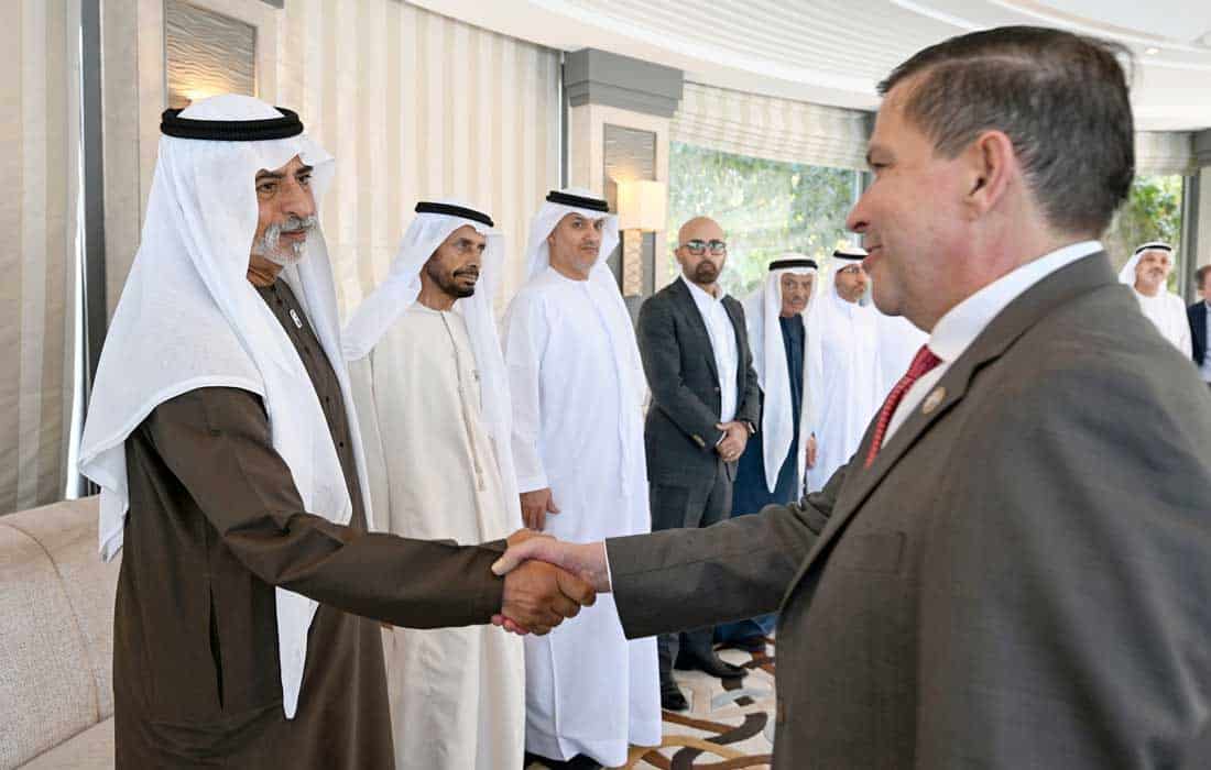 Nahyan bin Mubarak hails UAE-US relations' role in promoting peace, security