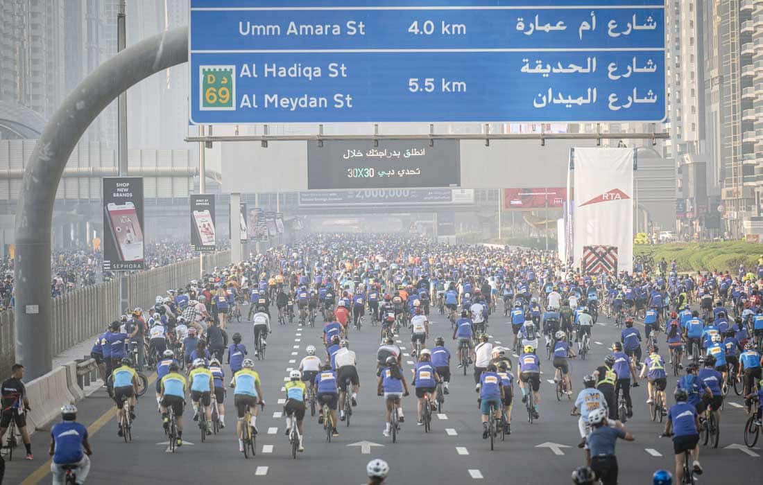 Thousands pedal together in Dubai Ride 2024, setting new records