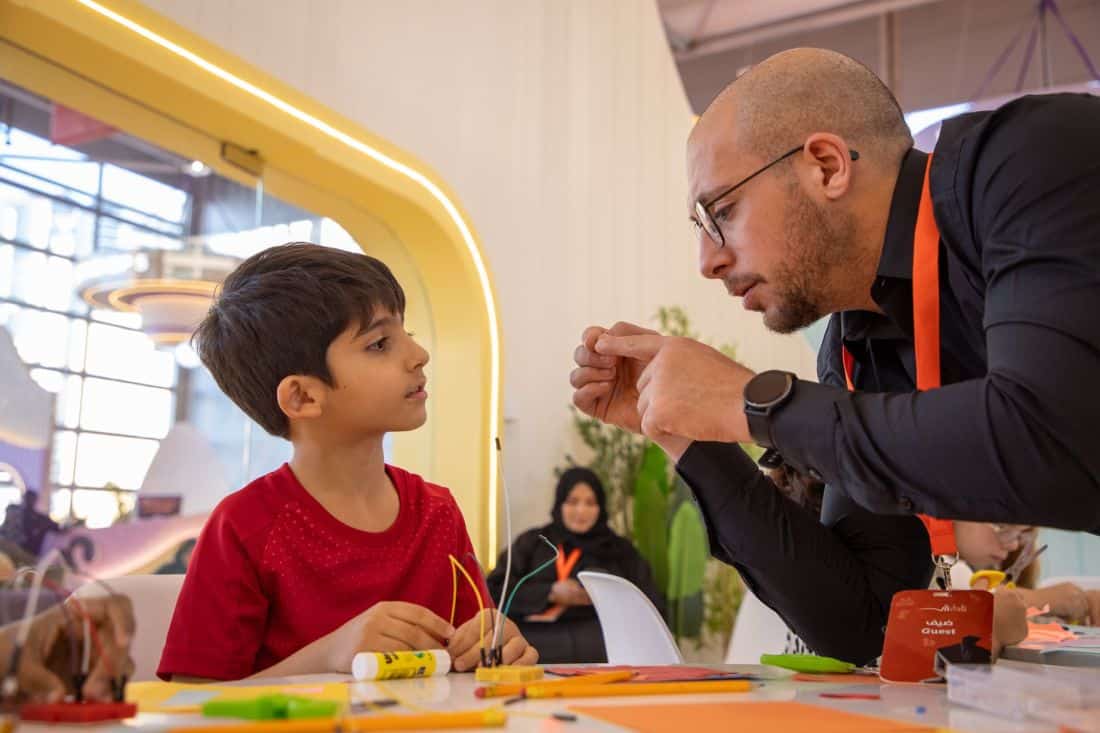 Young inventors light up SIBF 2024 with glowing robot creations