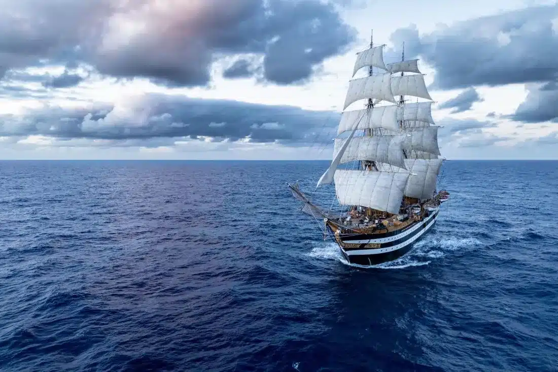 Italian ship 'Amerigo Vespucci' arrives in Abu Dhabi