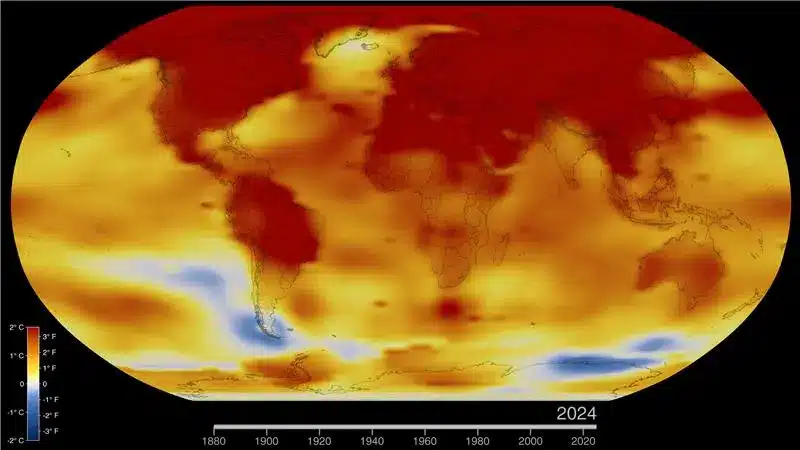 Earth’s average surface temperature in 2024 was the warmest on record, according to an analysis led by NASA scientists.