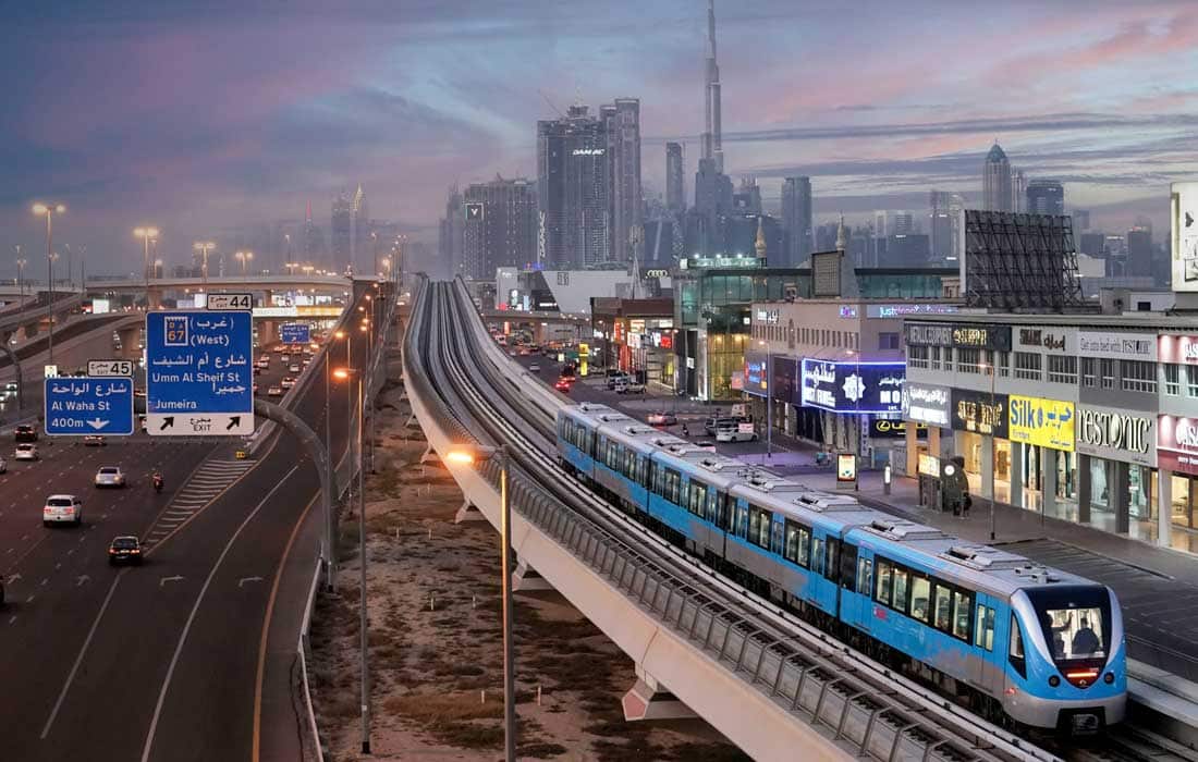 Dubai New Year transport sets passenger record