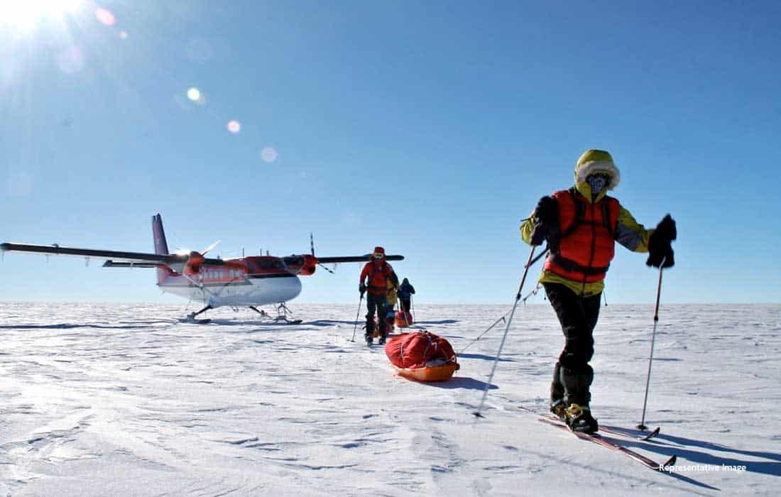 Emirati joins historic Antarctic flight expedition