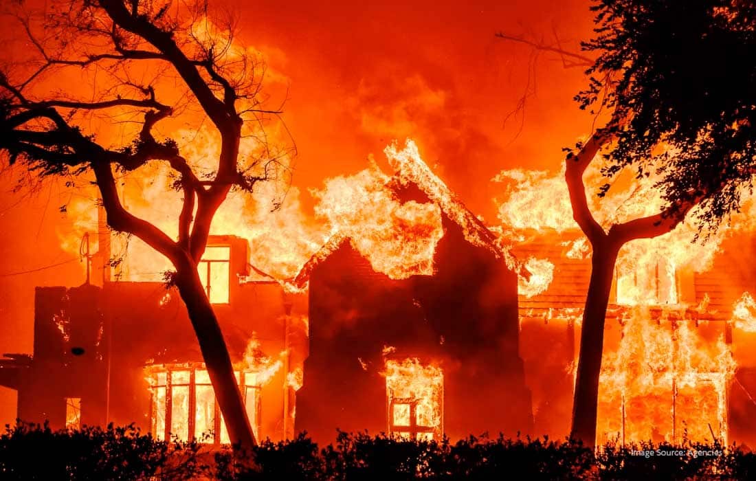 Los Angeles wildfires spread to Hollywood Hills, force evacuations
