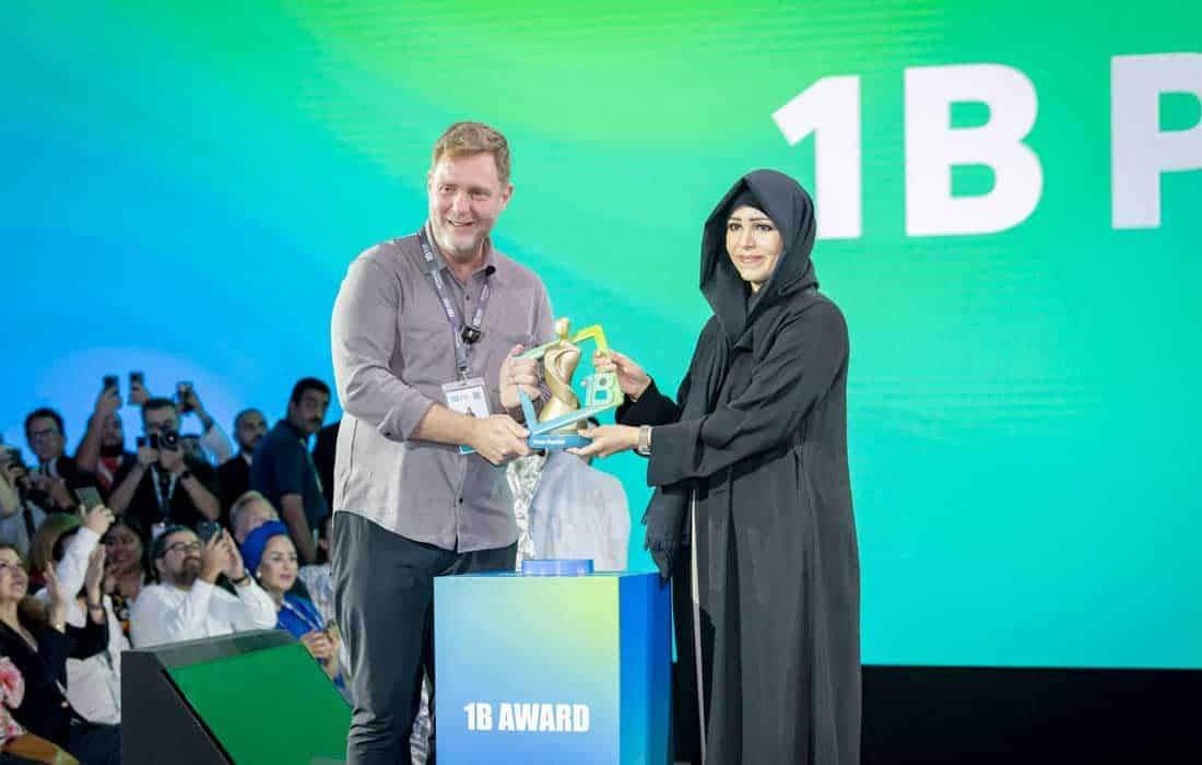 Dubai honours Simon Squibb with $1M ‘One Billion Award’ for social impact