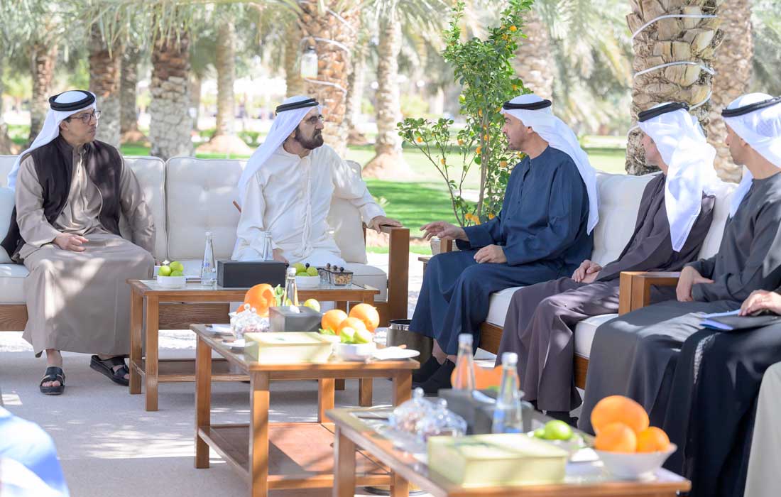 UAE leadership discusses national progress in Al Ain