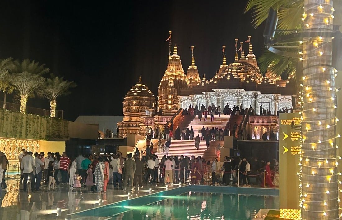 BAPS Hindu Mandir Celebrates its First Anniversary by Celebrating UAE’s Year of Community