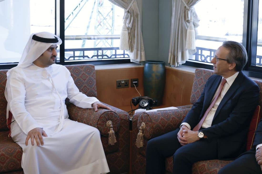 Maktoum bin Mohammed discusses ways to enhance economic and financial cooperation with Germany