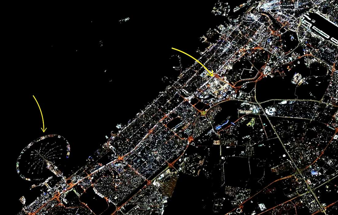 NASA Astronaut captures pics of Burj Khalifa, Palm Jumeirah from Space
