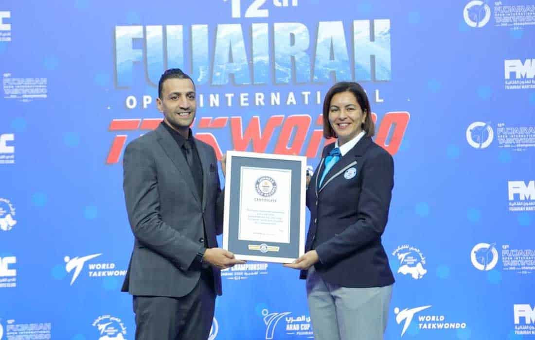 Fujairah Open Taekwondo sets Guinness World Record