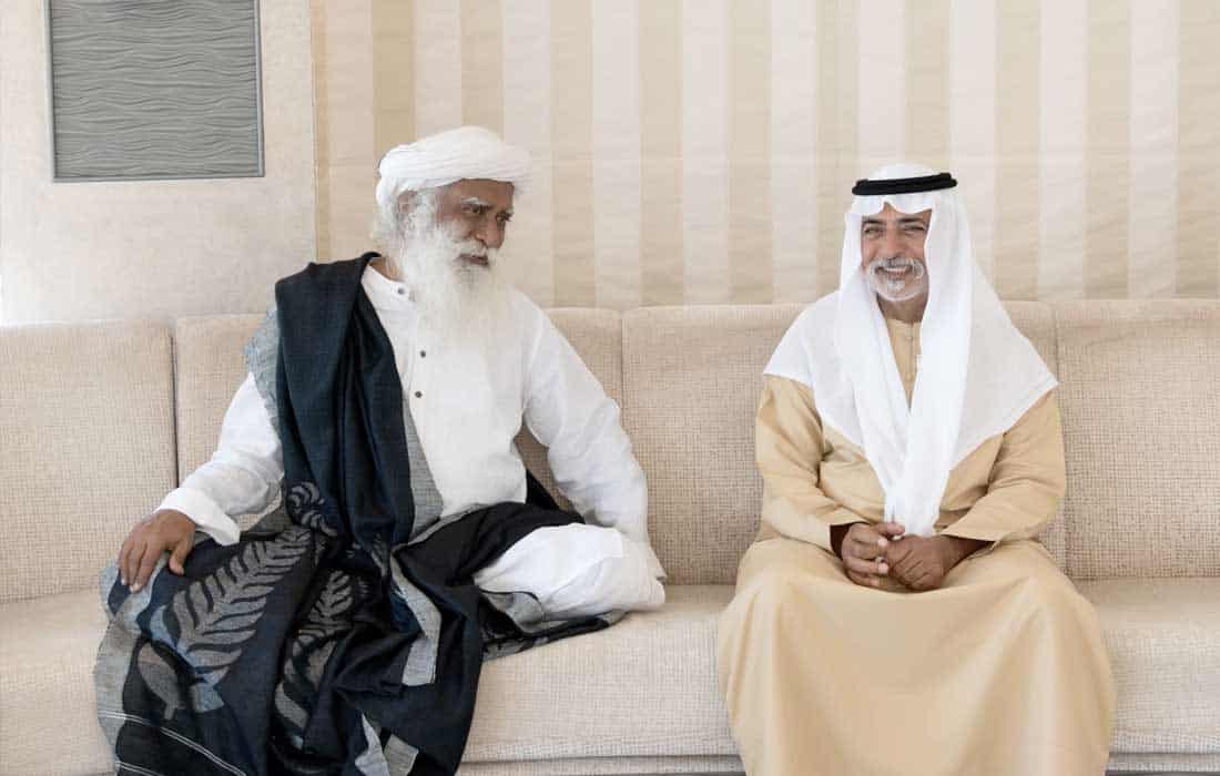 UAE fosters global peace in meeting with Sadhguru