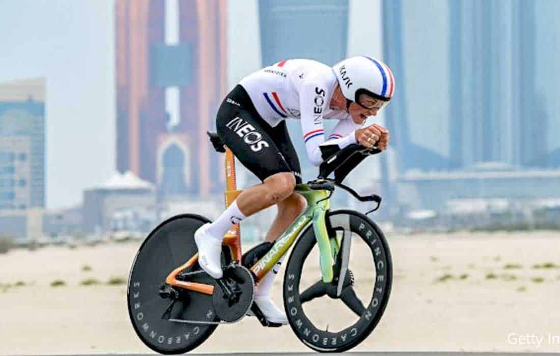UAE Tour Red Jersey win makes Tarling youngest leader