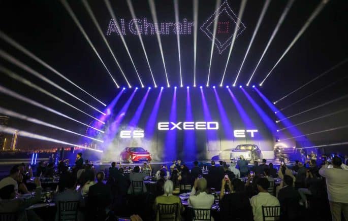 EXEED electric cars launch in UAE