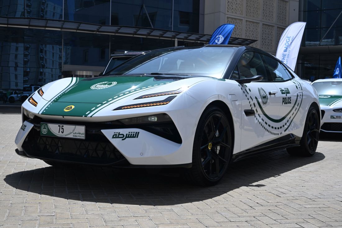 Fully-Electric Lotus Emeya-S joins Dubai Police Luxury Fleet