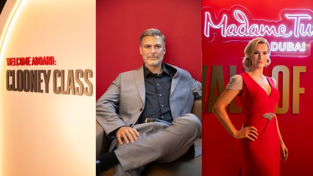 George Clooney, Kate Winslet Shine at Madame Tussauds Dubai Exhibit